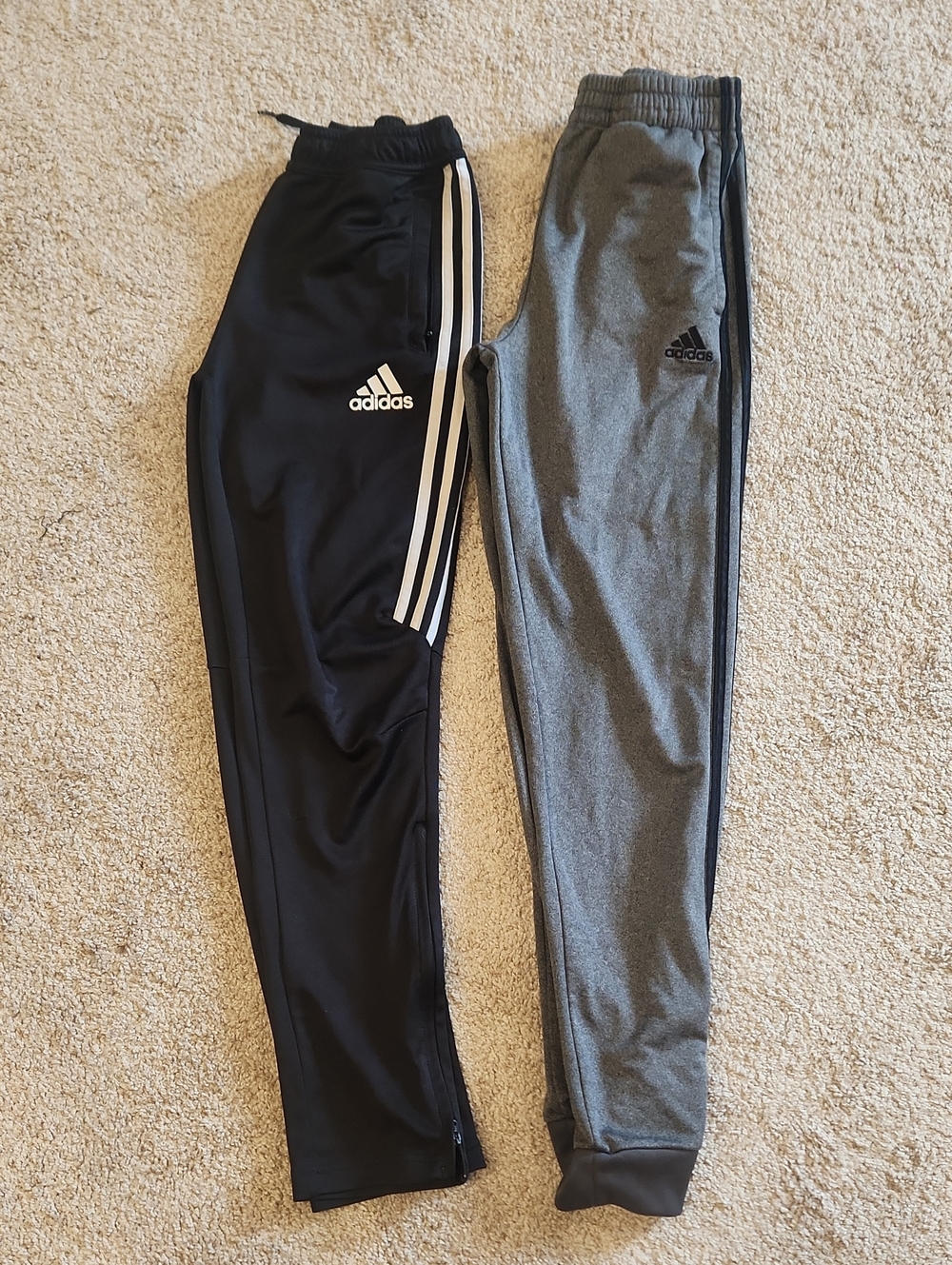 adidas Boys Athletic Pants Bundle - Size L